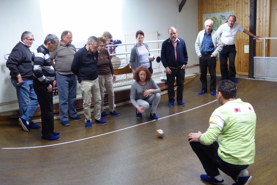 Lancer de la boule en douceur